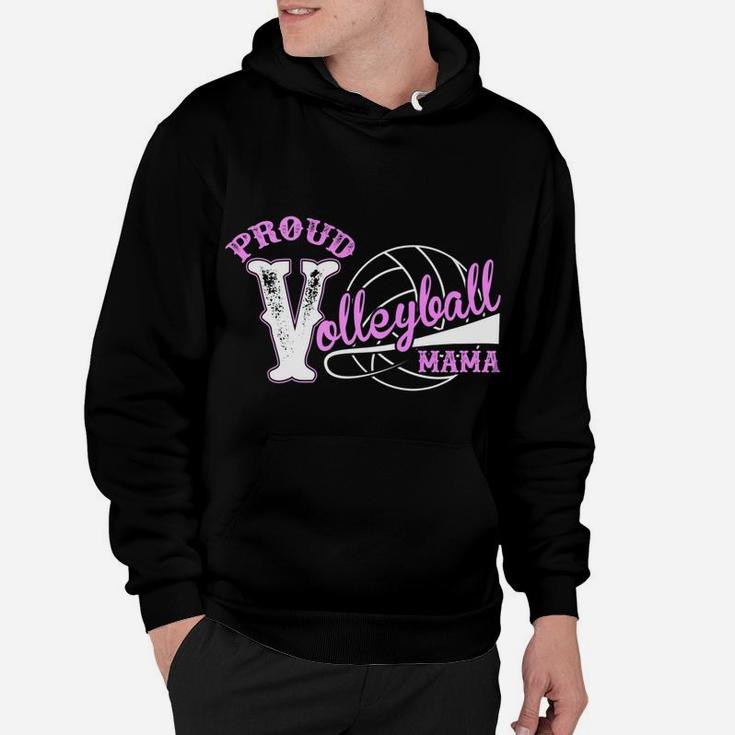 Volleyball For Women Proud Volleyball Mama Hoodie