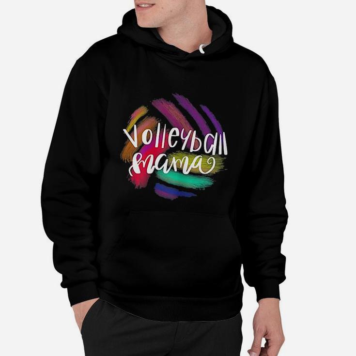 Volleyball Mama Female Sporty Mother Gift Volleyball Mom Hoodie