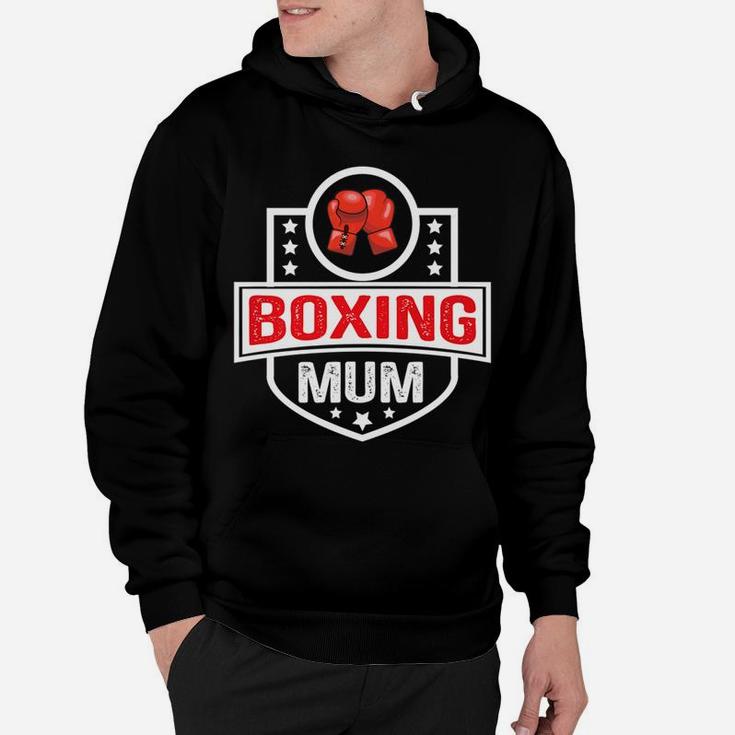 Womens Boxing Gloves Tee Boxing Mum Gift Hoodie