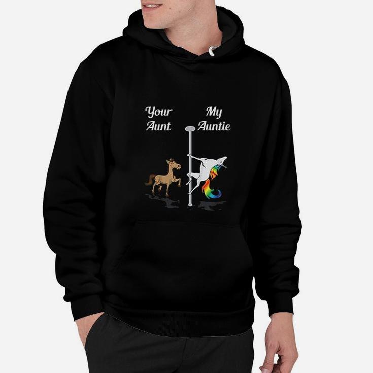 Your Aunt My Auntie You Me Party Dancing Unicorn Hoodie