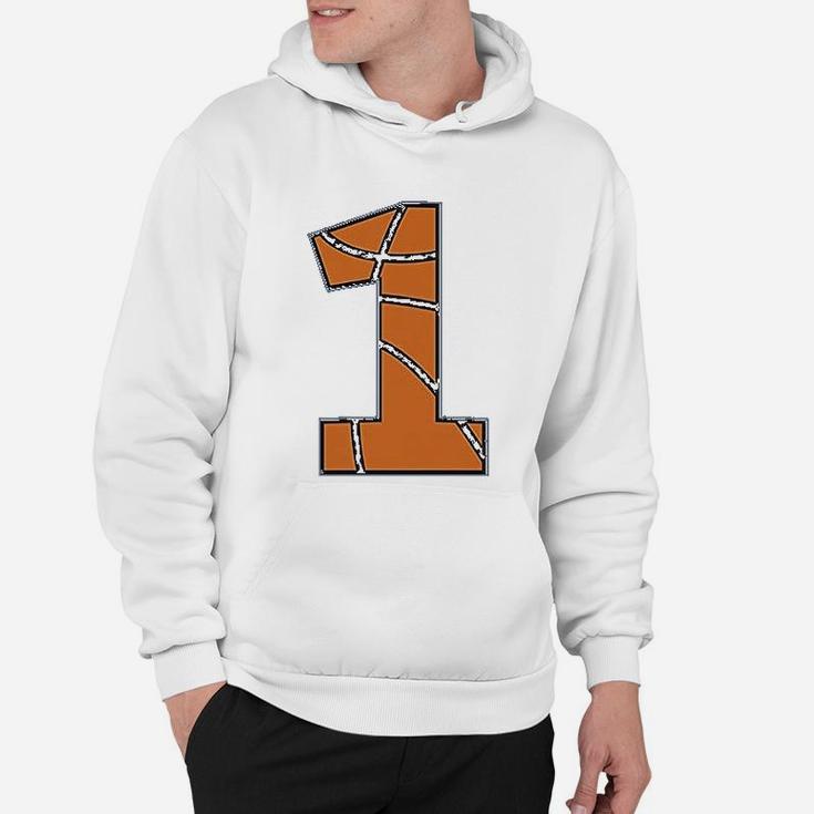 Basketball 1st Birthday Gift For One Year Old Hoodie