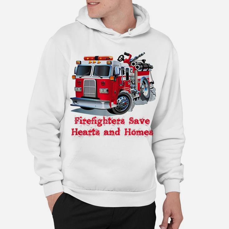 Firefighter , Fire Department Truck Tee Fireman Gift Hoodie
