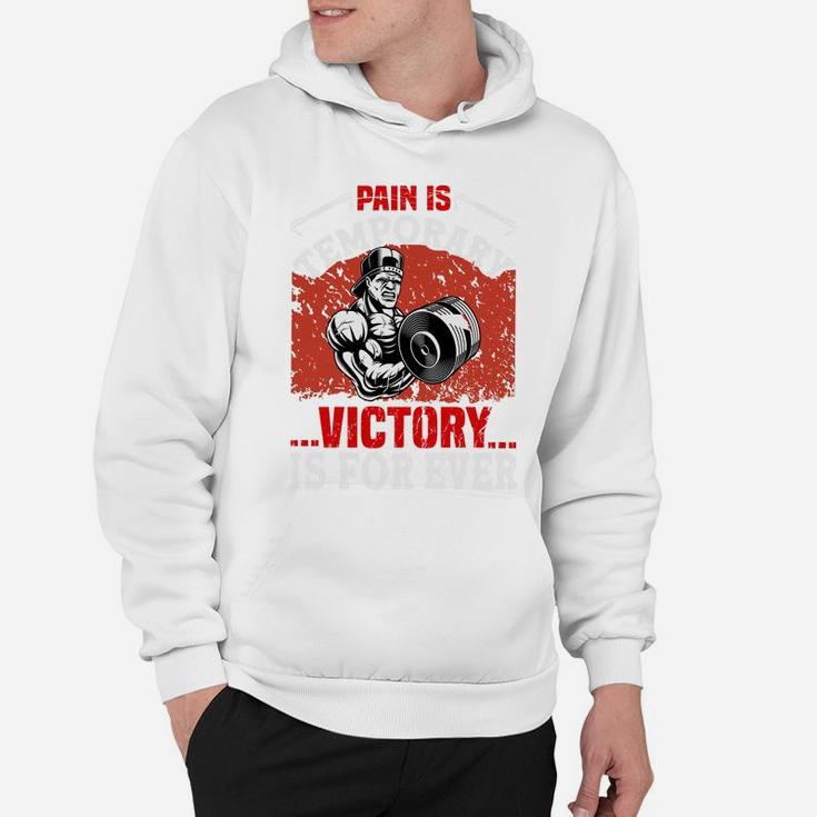 Gymnastic Pain Is Temporary Victory Is Forever Hoodie