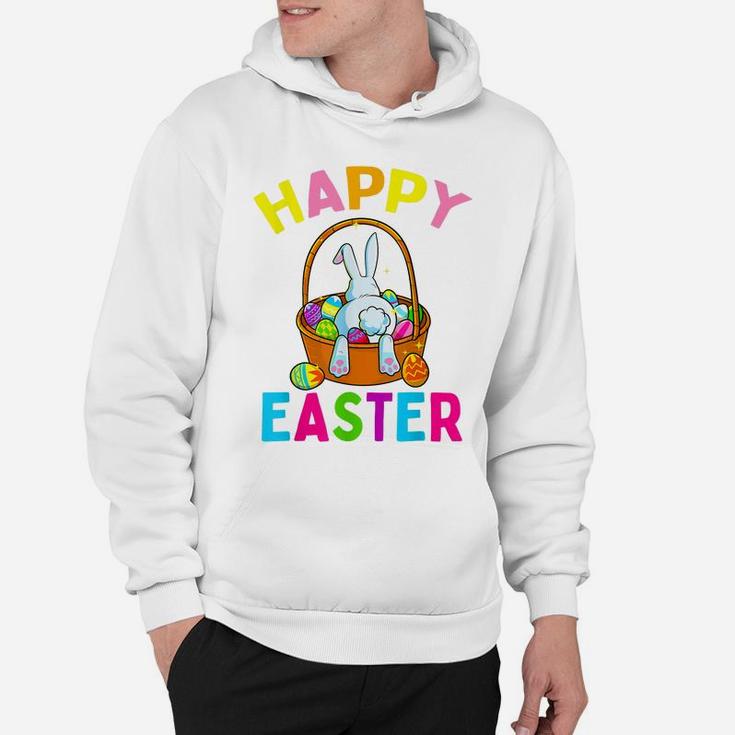 Happy Easter Day Bunny Hunting Chocolate Eggs Egg Hunt Gift Hoodie