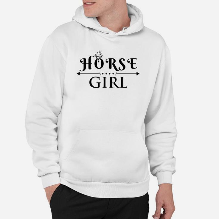 Horse Girl I Love My Horses Racing Riding Gift Hoodie