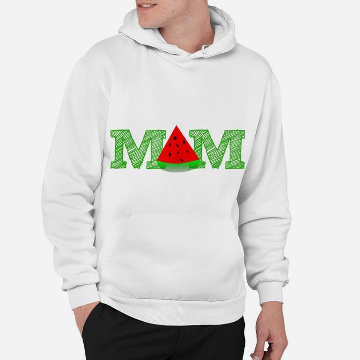 Mom Watermelon Funny Summer Fruit  Mother Day Hoodie