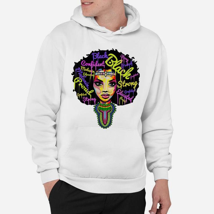 Strong African Queen Shirts For Women - Proud Black History Hoodie
