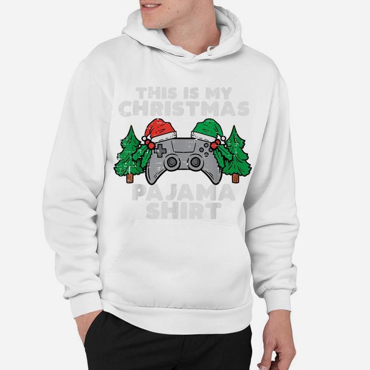 This Is My Christmas Pajama Shirt Video Games Boys Men Xmas Hoodie