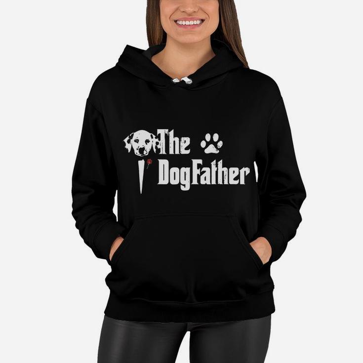 The DogFather Dalmatian Dog Dad Father Day Gift Women Hoodie