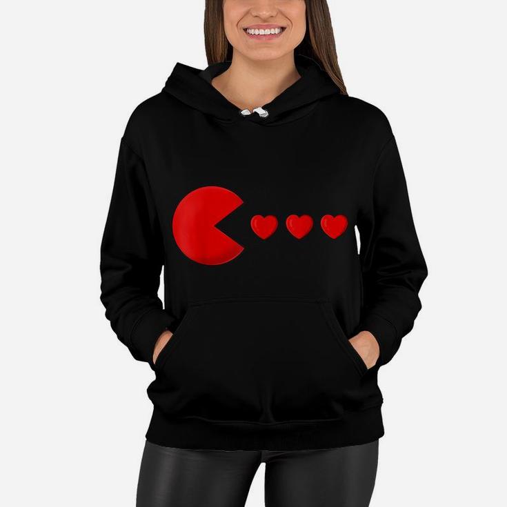 Valentines Day Hearts Funny Boys Girls Kids Gift Women Hoodie