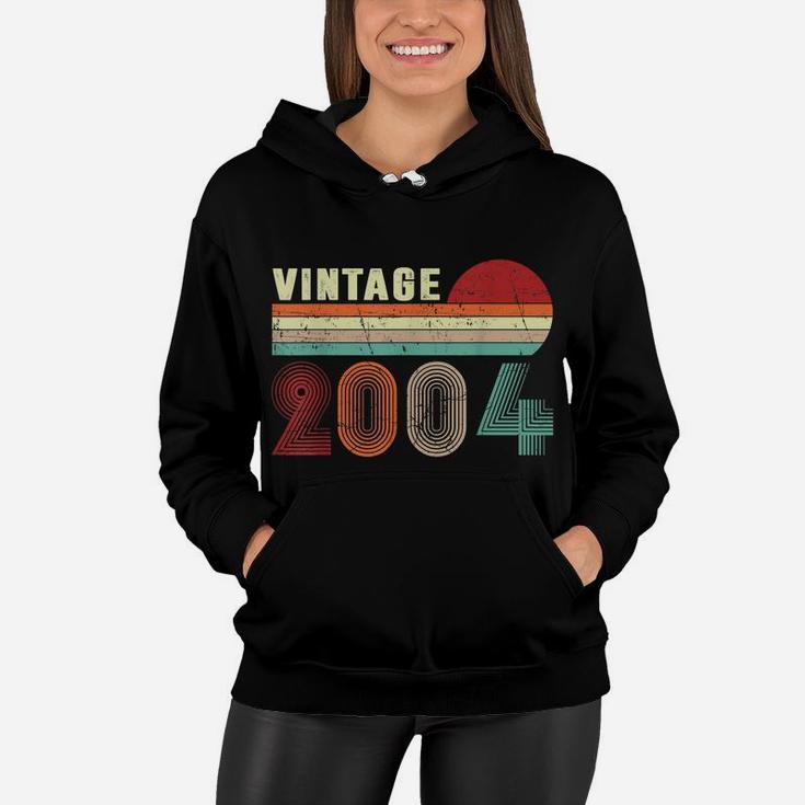 Vintage 2004 Funny 16 Years Old Boys And Girls 16Th Birthday Women Hoodie