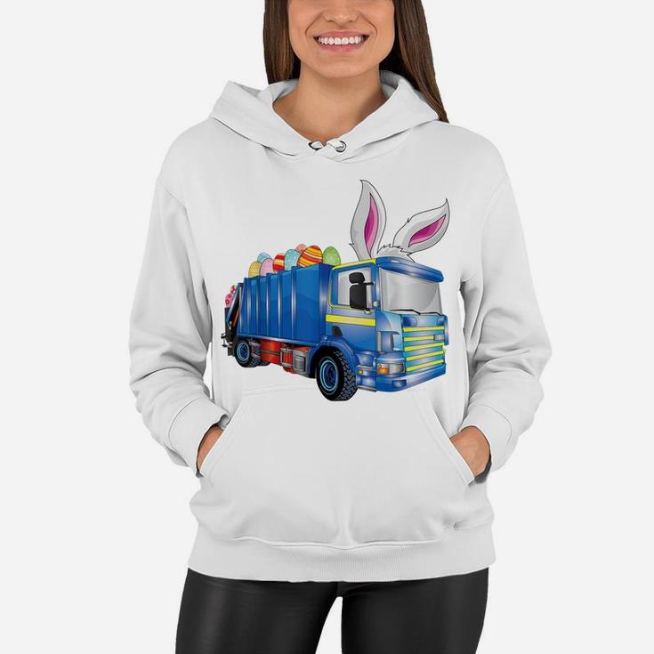 Easter Egg Garbage Truck Shirts Men Boys Easter Bunny Basket Women Hoodie