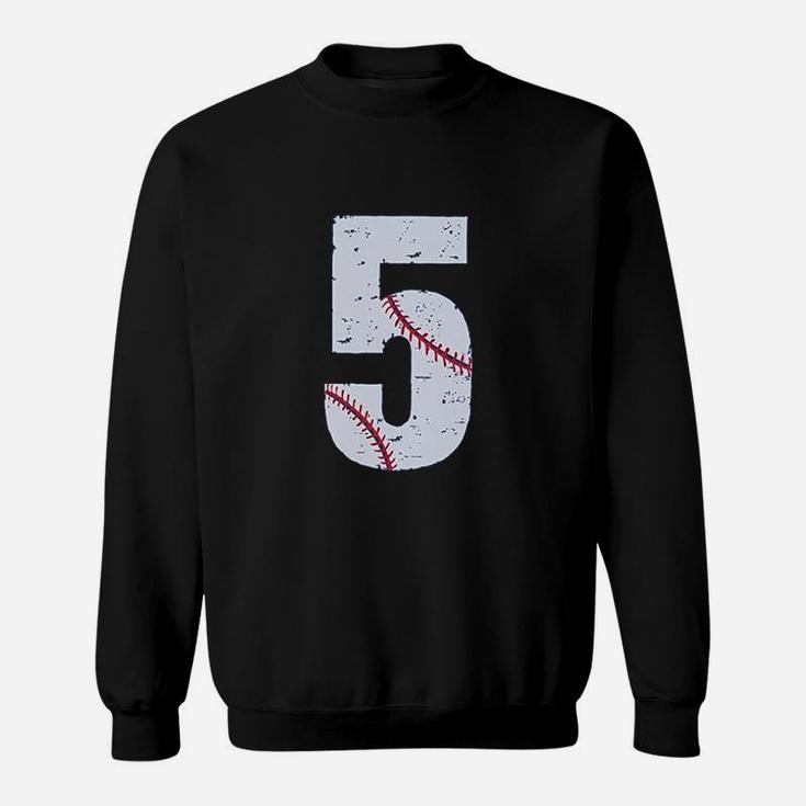 Baseball 5th Birthday Gift For Five Year Old Sweatshirt