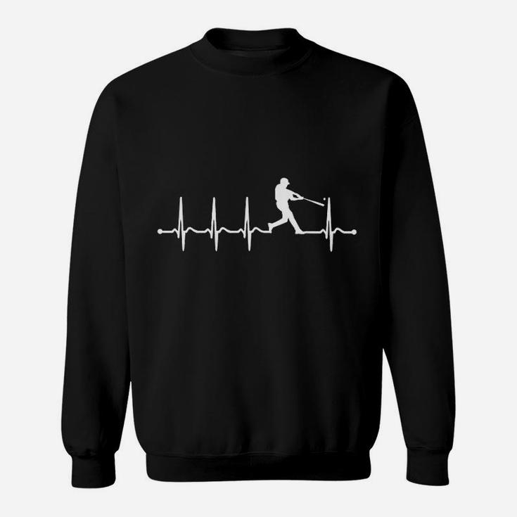 Baseball Heartbeat For Baseball Men And Women Sweatshirt