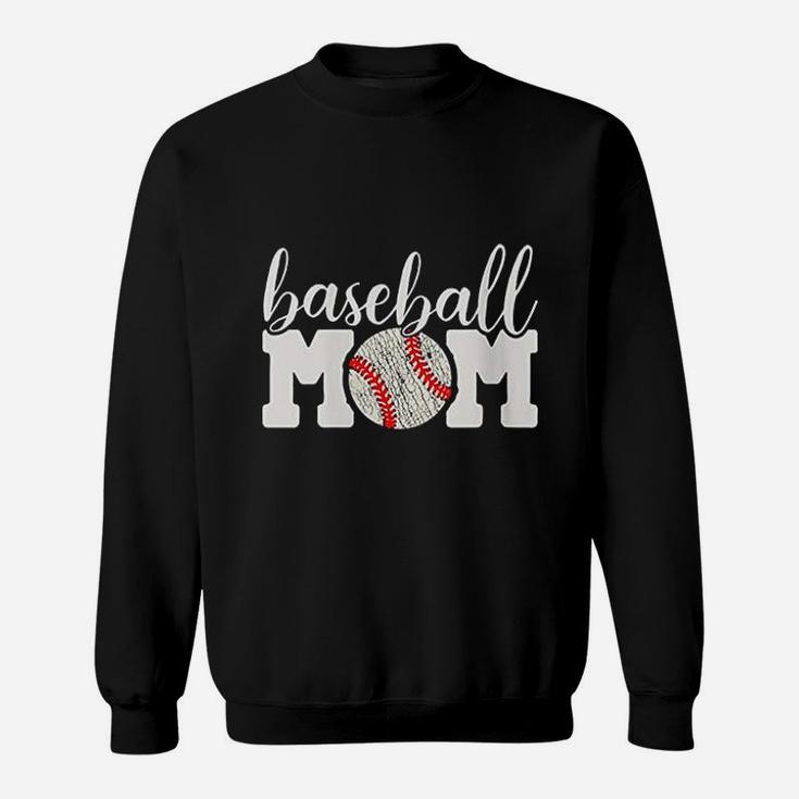Baseball Mom Gift Cheering Mother Of Boys Sweatshirt