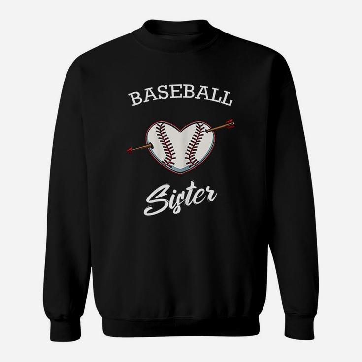 Baseball Sister Softball Lover Proud Supporter Coach Player Sweatshirt
