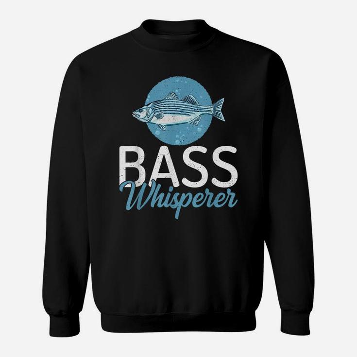 Bass Whisperer Angling Hunting Fishing Sweatshirt
