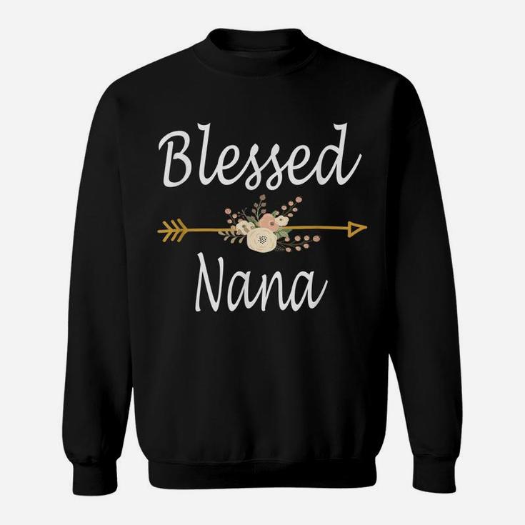 Blessed Nana Shirt Cute Thanksgiving Christmas Gifts Sweatshirt