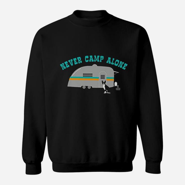 Boston Terrier Gifts Dog Rv Funny Camping Travel Sweatshirt