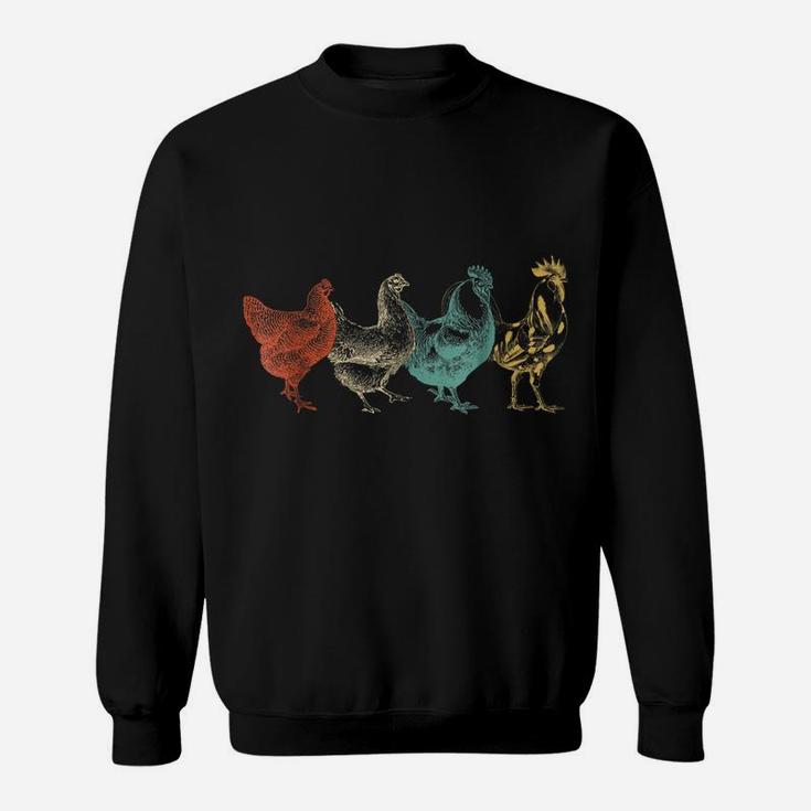 Chicken VintageShirt Funny Farm Poultry Farmer Gifts Tees Sweatshirt