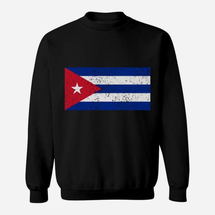 Cuba Est 1898 Cuban Flag Pride Vintage Cuba Sweatshirt Sweatshirt
