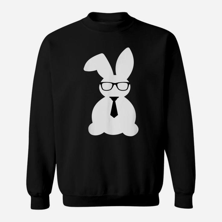 Cute Bunny Bow Tie Men Boys Kids Funny Easter Day Sweatshirt