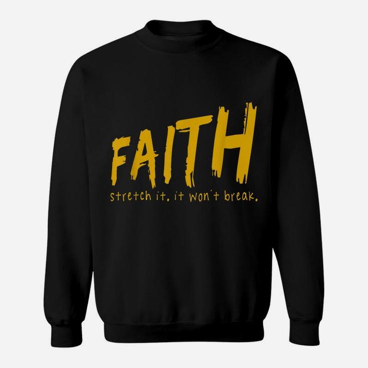 Faith Based Apparel Plus Size Christian Believer Funny Tee Sweatshirt