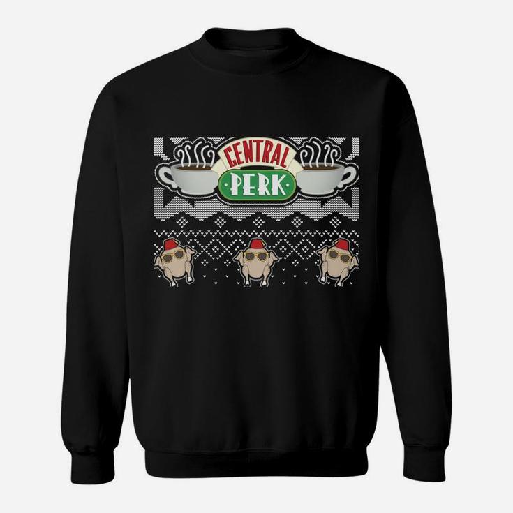 Friends Christmas Central Perk Ugly Sweater Style Sweatshirt Sweatshirt