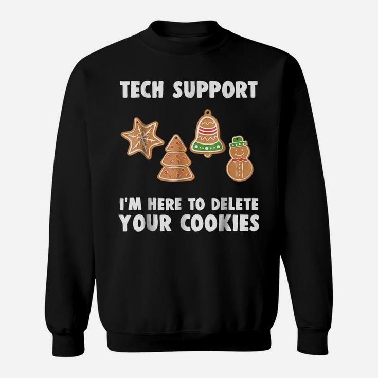 Funny Christmas Tech Support Shirt Computer Programmer Gift Sweatshirt