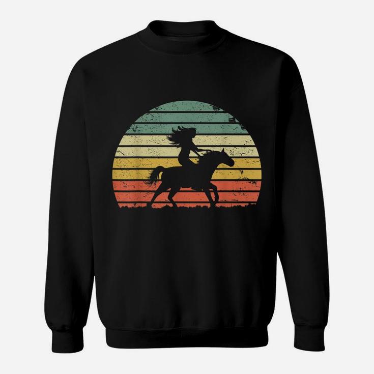 Girl Horse Riding Shirt Vintage Cowgirl Texas Ranch Sweatshirt