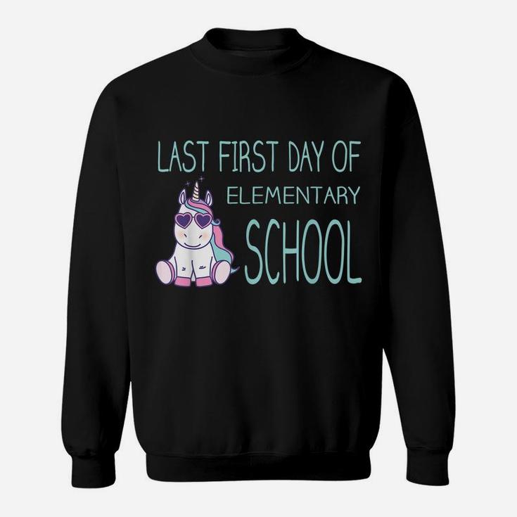 Girls 5Th Grade First Day Of School Unicorn Back To School Sweatshirt