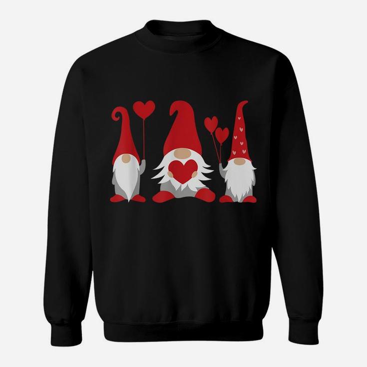 Heart Gnome Valentine's Day Couple Matching Boys Girls Kids Sweatshirt