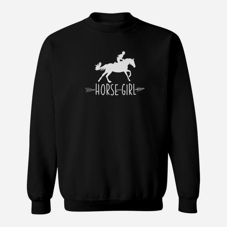 Horse Girl I Love My Horses Racing Riding Tee Gift Sweatshirt