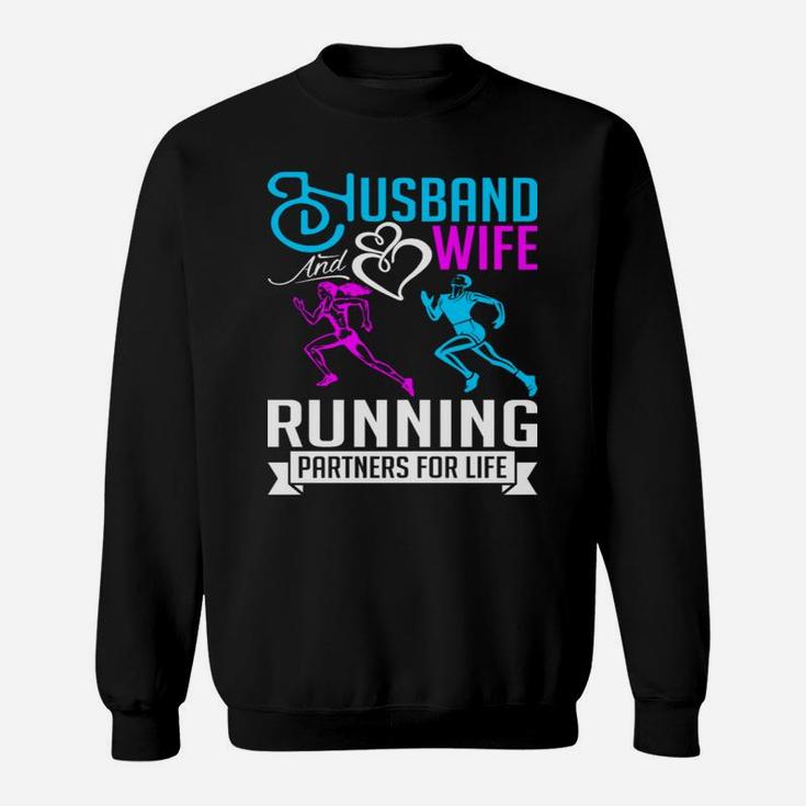 Husband And Wife Running Sweet Valentines Day 2018 Sweatshirt