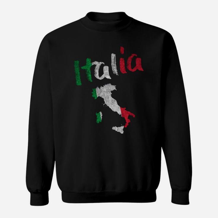 Italian T Shirts Italia Italy Vintage Distressed Flag Gift Sweatshirt Sweatshirt