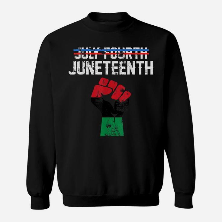 Juneteenth Shirt Black History American African Freedom Day Sweatshirt