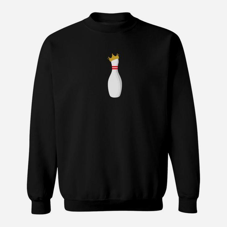 King Bowling Pin Funny Graphic Strikes Turkeys Tee Sweatshirt