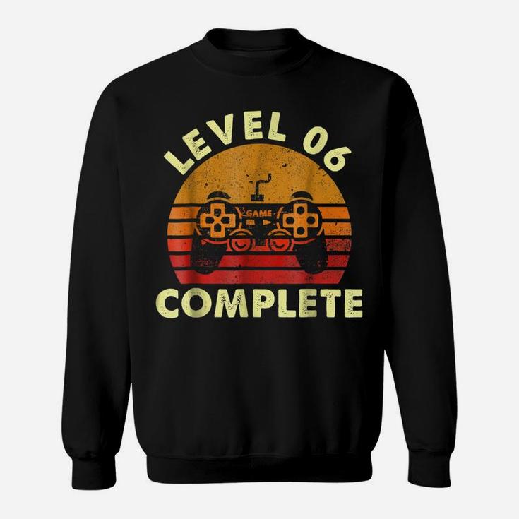 Level 6 Complete Vintage  Celebrate 6Th Wedding Sweatshirt