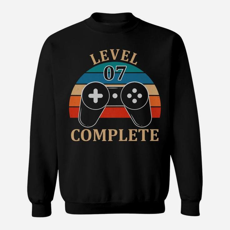 Level 7 Complete 7Th Wedding Anniversary Vintage Sweatshirt