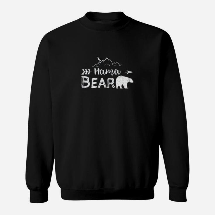 Mama Bear Matching Family Mama Papa Bear Camping Sweatshirt