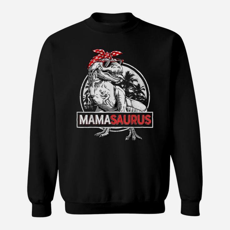 MamasaurusRex Dinosaur Funny Mama Saurus Family Matching Sweatshirt