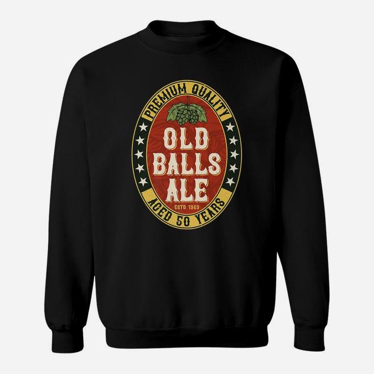 Mens Over The Hill 50 Old Balls Club For Beer Lover Sweatshirt