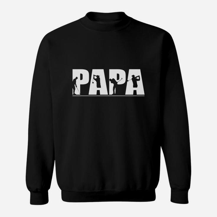 Mens Papa Golf - Dad Golf Gift Tshirt For Father Day, Birthday Sweatshirt