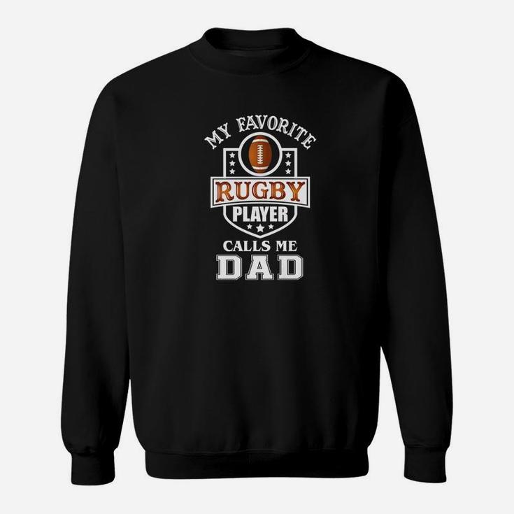 Mens Rugby Dad Shirt Fathers Day Gift Premium Sweatshirt