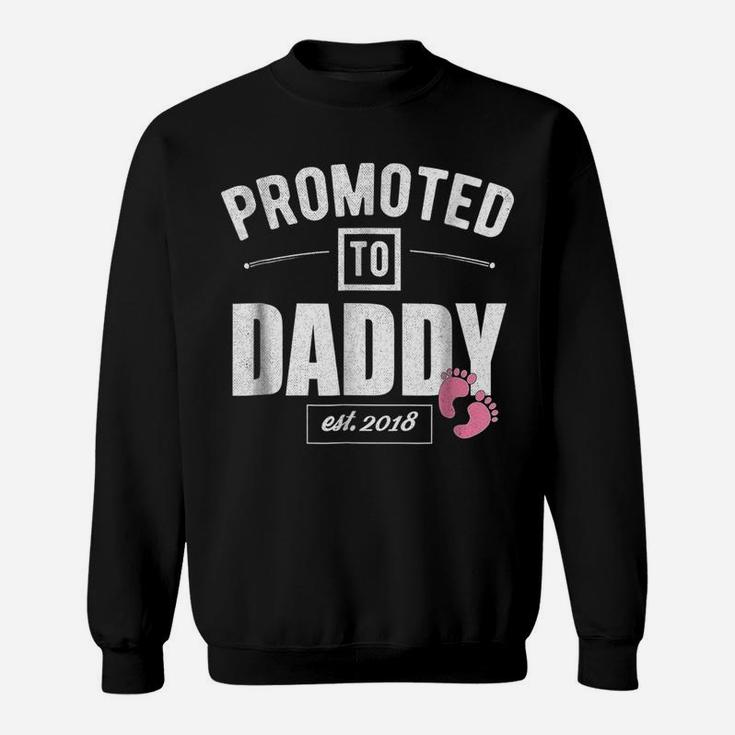 Mens Vintage Promoted To Daddy Its A Girl 2018 New Dad Shirt Sweatshirt