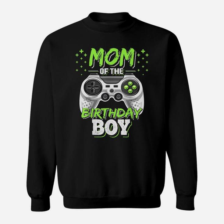 Mom Of The Birthday Boy Matching Video Gamer Birthday Party Sweatshirt