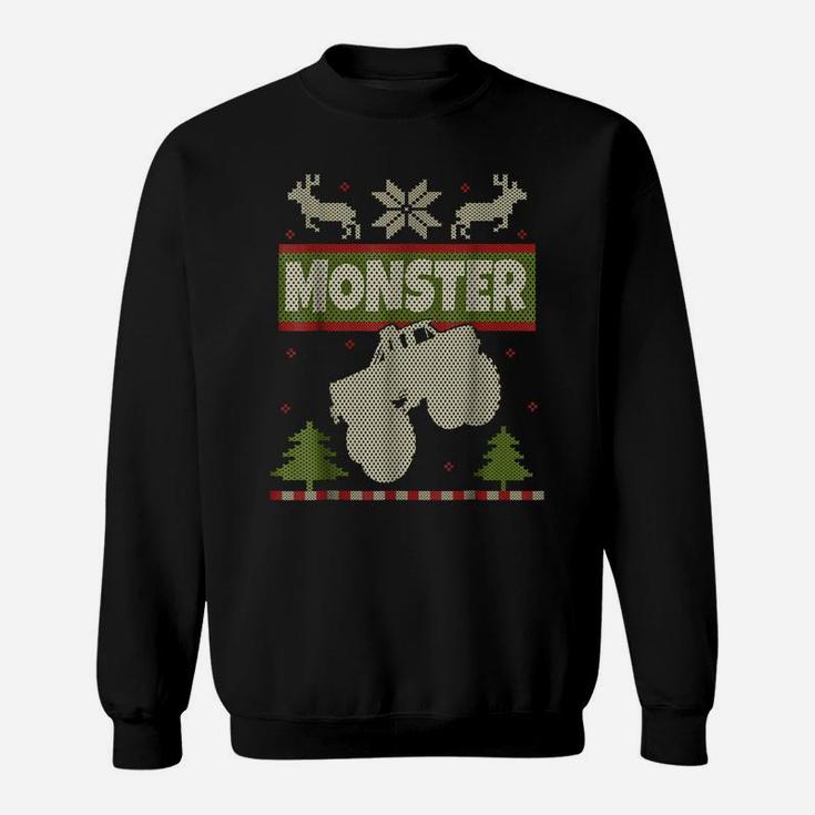 Monster Truck Ugly Christmas Sweater Shirt Big Cars Xmas Tee Sweatshirt