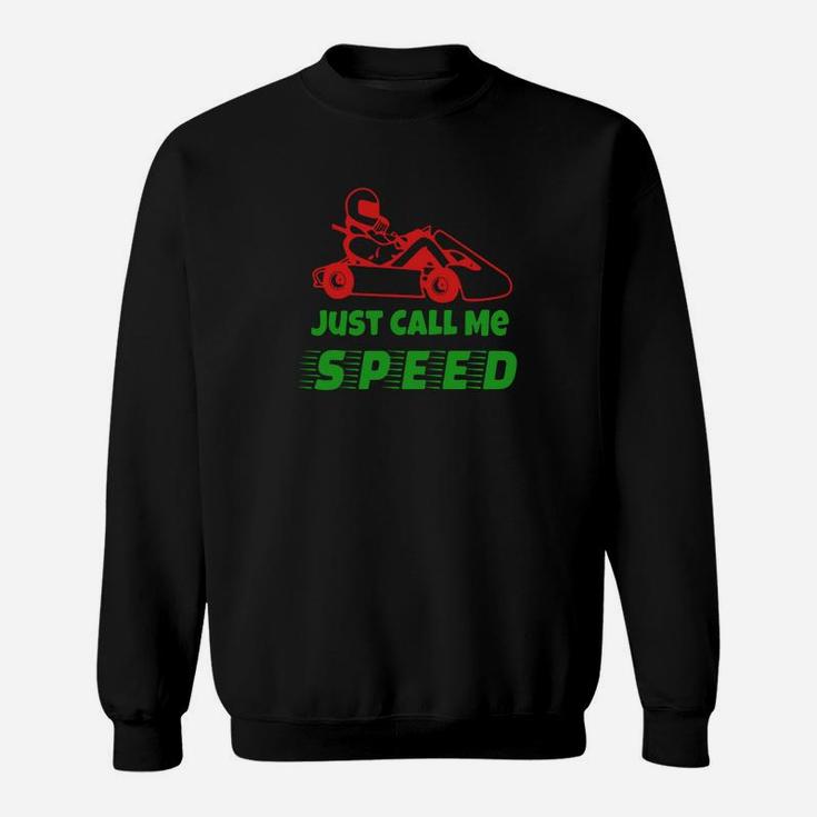 Red White Go Kart Driver Tshirt Speed Racing Fun Sport Gift Sweatshirt