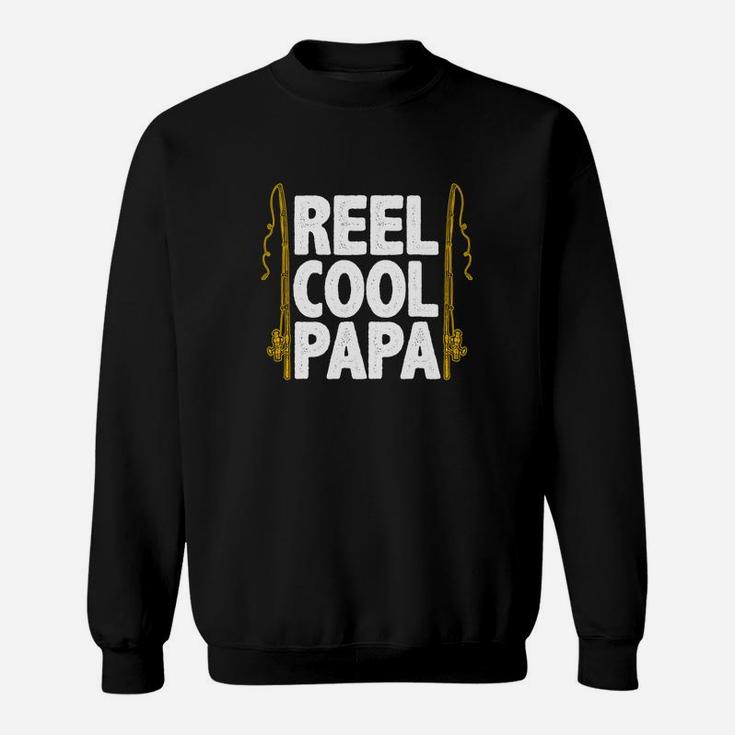 Reel Cool Papa Funny Fishing Shirt For Men Sweatshirt
