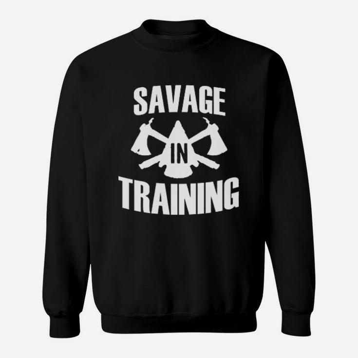Savage In Training Cross Training Gym Workout Sweatshirt